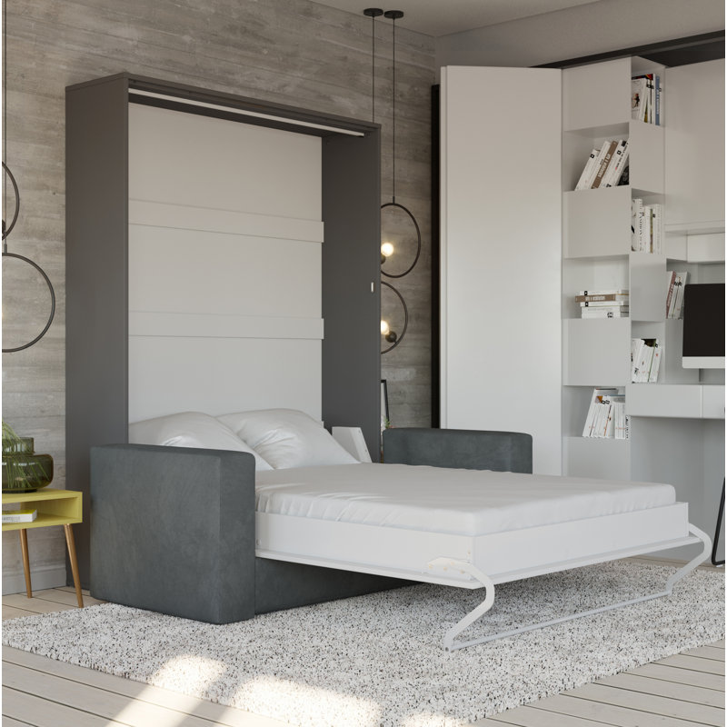 VVRHomes Queen Murphy Bed with Mattress Wayfair